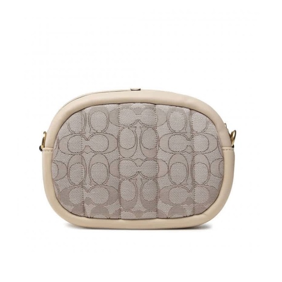 💎RARE NWT AUTHENTIC COACH Signature Jacquard Small Camera Bag💎 - Picture 2 of 16